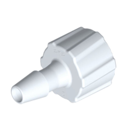 Male Luer x 1/8HB, White Nylon