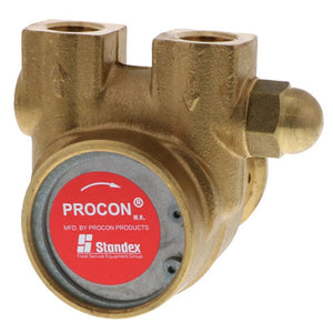 Procon Pump NSF Brass 110 GPH 3/8" NPT - 225 psi PRV w/ .188" Double Flat Drive [Clamp-on]