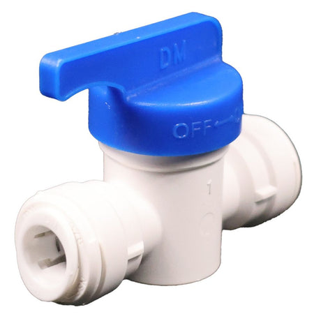 Shut-Off Valve polypro, 3/8x 3/8 qc