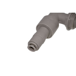DMfit Stop Quick Connect Bulkhead Union Elbow - 1/4 x 1/4