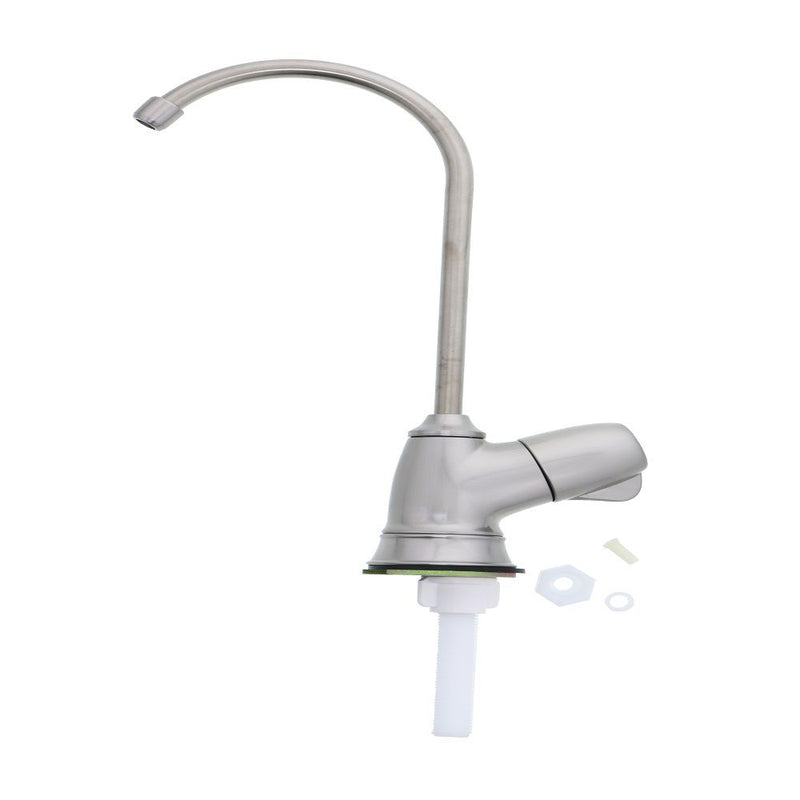 Contemporary Brushed Nickel Plastic Drinking Water Faucet