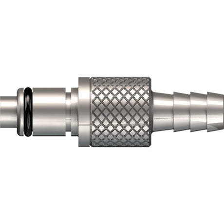 LinkTech 40CB Series Straight Male, Valaved, 5/16" HB, Chrome Brass, Buna N