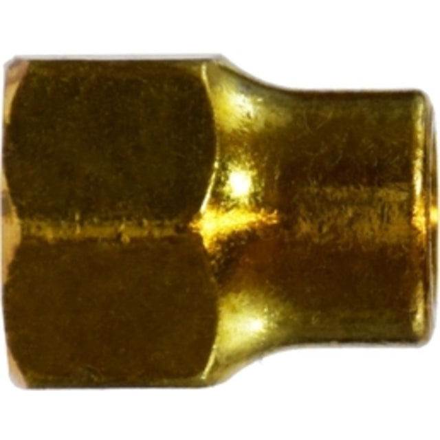 Lead-Free Brass Long Forged Nut 1/4"