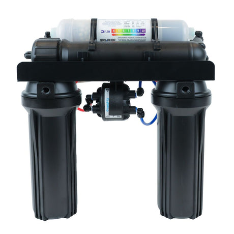 neoPure 4 Stage 50 GPD RO Manifold Retrofit, Alkaline Remineralizer, 0.5µ Post Filter and Permeate Pump