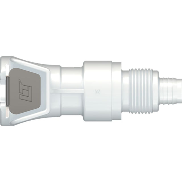 LinkTech 40AC Series Straight Female, Valved, 3/8" PTF, Natural Acetal, Buna N