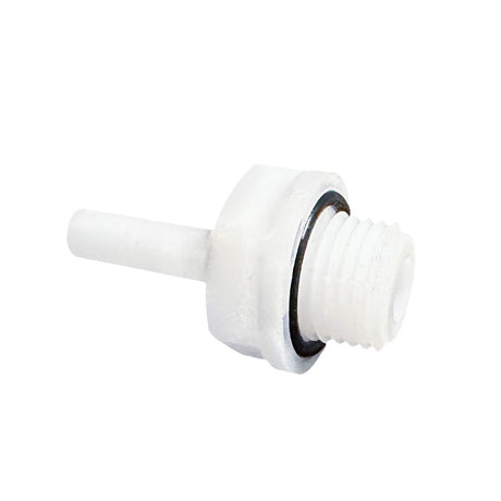 NeoFit - Acetal Natural White Stem Adapter 6mm stem x 1/4"BSPT