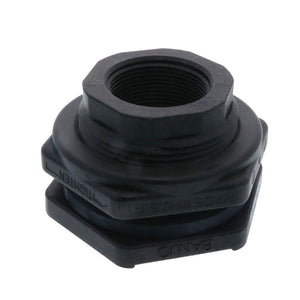Banjo 1" Polypropylene Bulkhead Tank Fitting with EPDM Gaskets