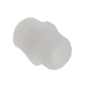 Nipple Hex - 1/2" MPT Natural Nylon