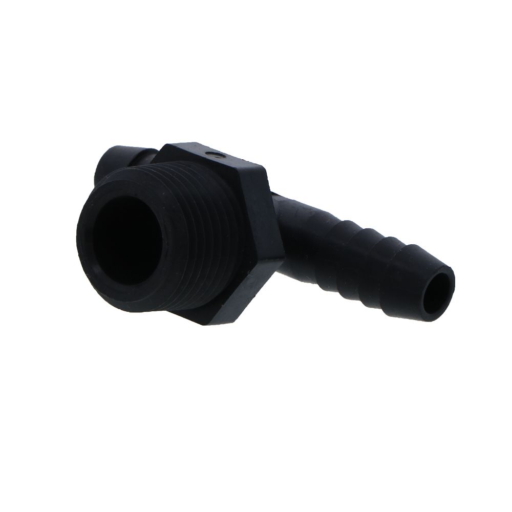 Barb Tee x Male Branch - 3/8 ID x 1/2 MNPT