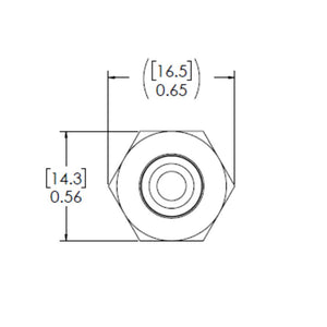 LinkTech 20AC Male Thread Plug, NV, 1/8" MNPT