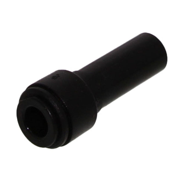 John Guest Reducer Stem Black Acetal - 8mm x 12mm Stem
