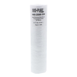 Neo-Pure HMB-25098-30W 9-7/8" High Efficiency Meltblown Filter 30 micron