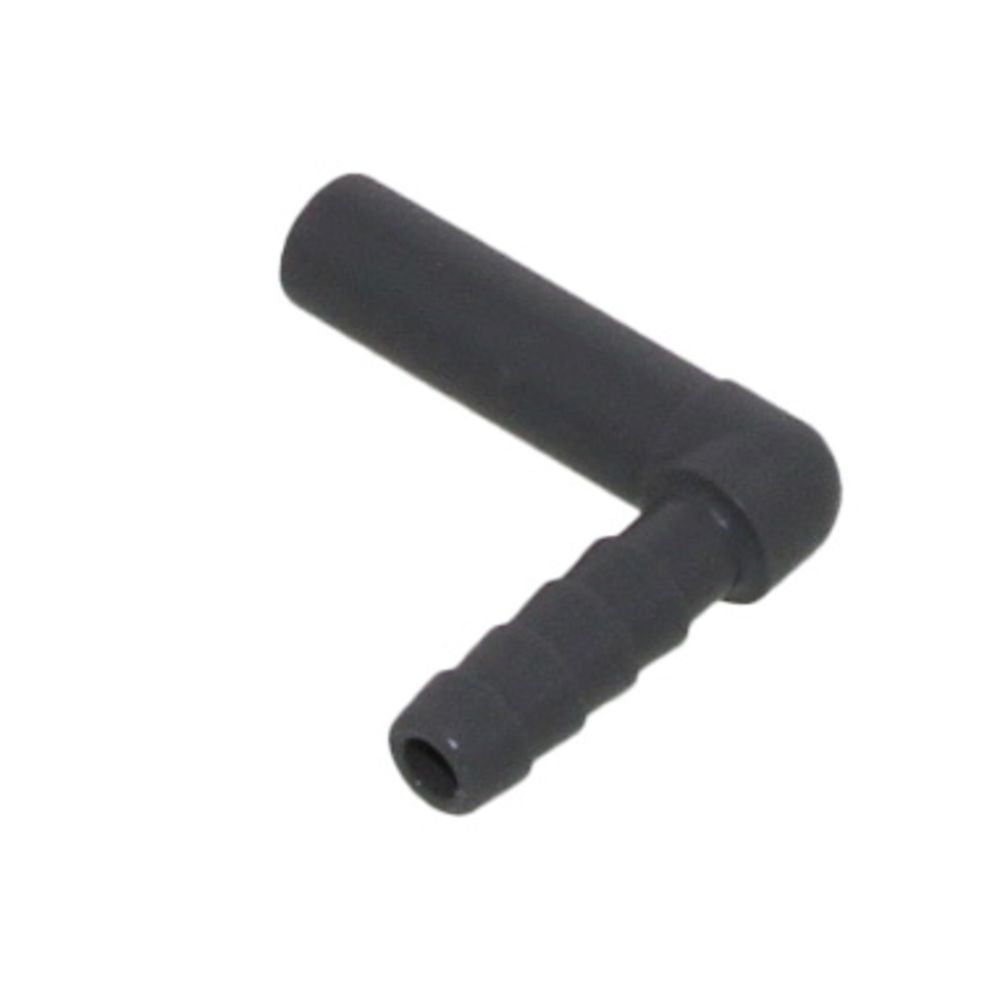 John Guest Stem Elbow Barb Connector  - 5/16 OD Stem x 1/4 ID Barb