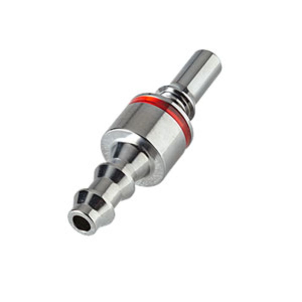 LQ2D2204LRED Valved In-Line Locking Hose Barb Liquid Cooling Coupling Insert 1/4"