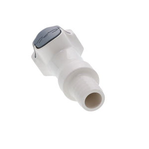 HFCD171035 Valved In-Line Hose Barb Coupling Body 5/8 ID Barb