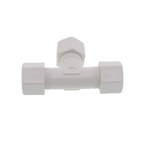 JACO 70-12-P-PG Polypropylene Union Tee 3/4 OD Tube x 3/4 OD Tube x 3/4 OD Tube