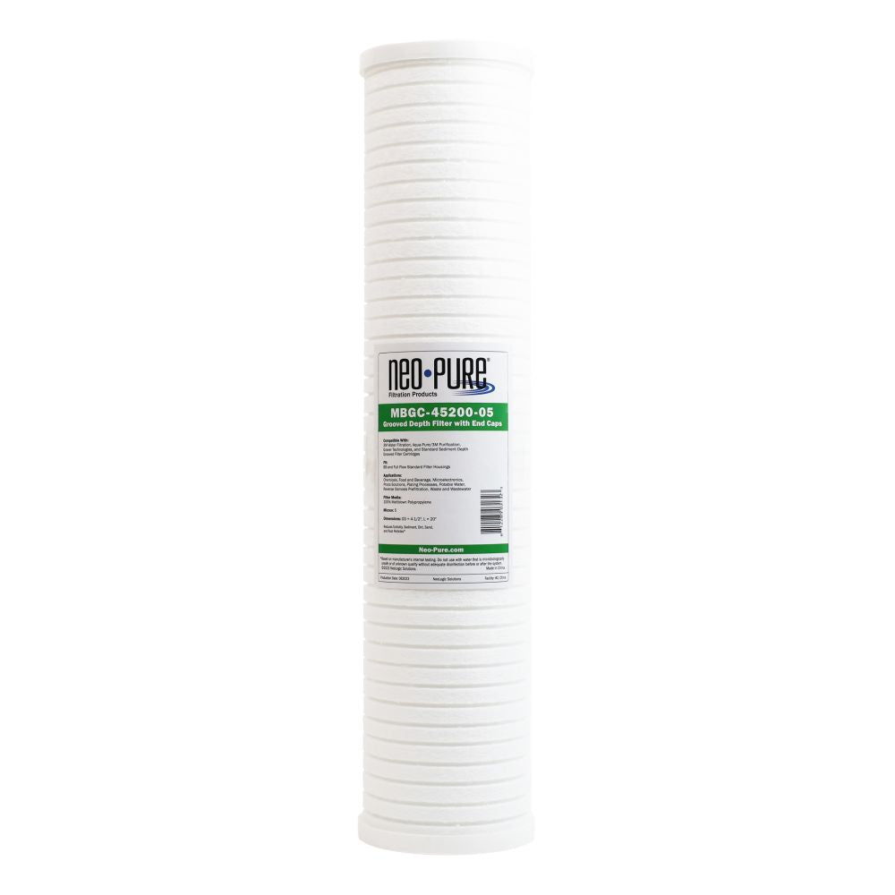 Neo-Pure Whole House Sediment Filter, 4-1/2" x 20", Model MBGC-45200-05 [5 Micron]
