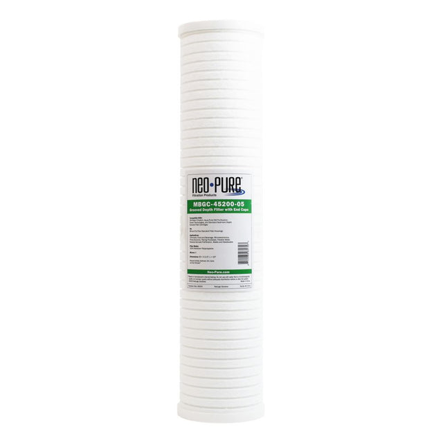 Neo-Pure Whole House Sediment Filter, 4-1/2" x 20", Model MBGC-45200-05 [5 Micron]