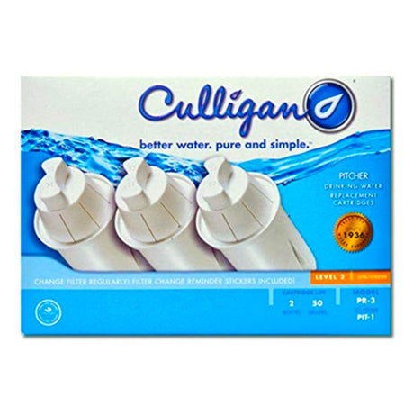 Culligan PR-1 [01019010] Replacement Filter for PIT-1 Water Pitcher - 3 PK