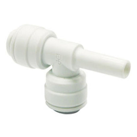 John Guest Stackable Stem Tee - 1/4 OD Stem x 1/4 x 1/4