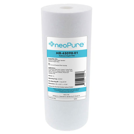 Neo-Pure 10" BB Graded Density Polypropylene Sediment Filter 25/1 mic