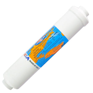 Omnipure Inline K2586-BB Icemaker GAC CTO/Scale - 10" x 2" Filter - 1/4" FPT