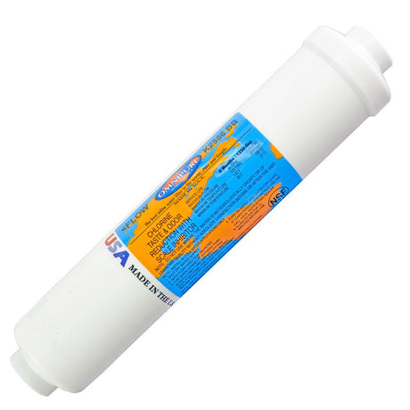 Omnipure Inline K2586-BB Icemaker GAC CTO/Scale - 10" x 2" Filter - 1/4" FPT