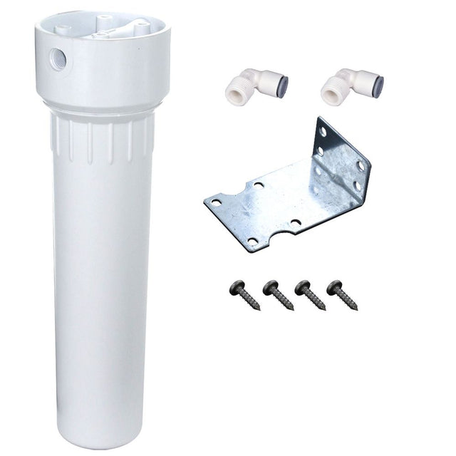 Space Saver Housing 3/8" Push-in, Bracket & Screws