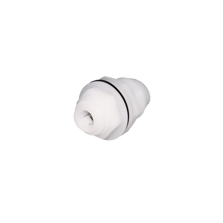 NeoFit - Acetal Natural White Bulkhead Connector 3/8" tube