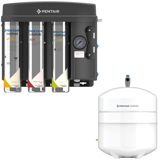 Everpure EV9975-63 EZ-RO System - 375 GPD w/2 Gal Hydropneumatic Tank