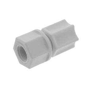 JACO 25-4-2-P-PG Polypropylene Female Connector 1/4 OD Tube x 1/8 FPT