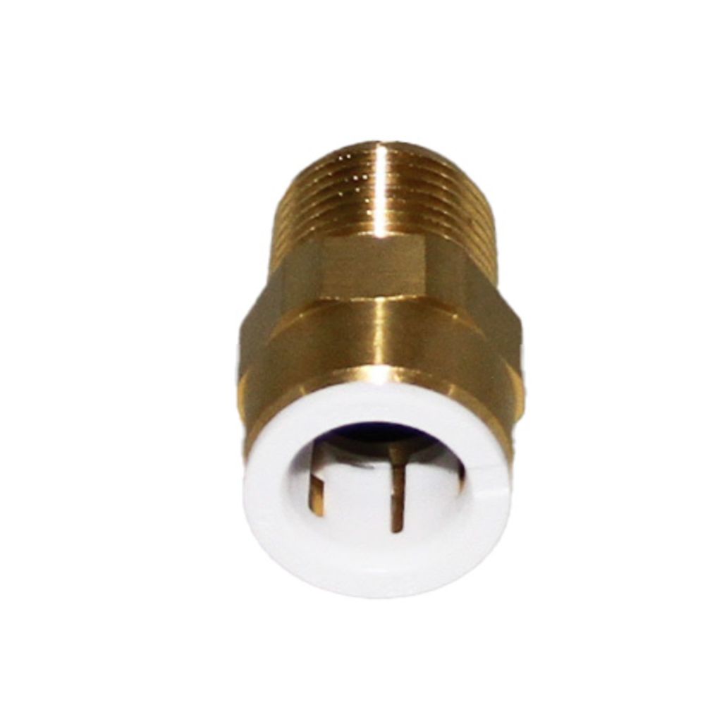 John Guest Brass Male Connector NPT - 3/4 CTS x 3/4 NPT