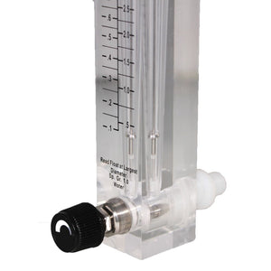 Neo-Pure Adjustable Panel Mount Flowmeter 0.1-1GPM 1/4" MNPT
