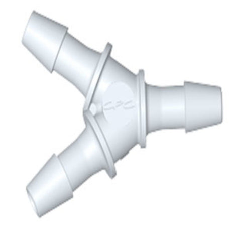 HY370 Y Fitting Natural PVDF 3/32 HB x 3/32 HB x 3/32 HB