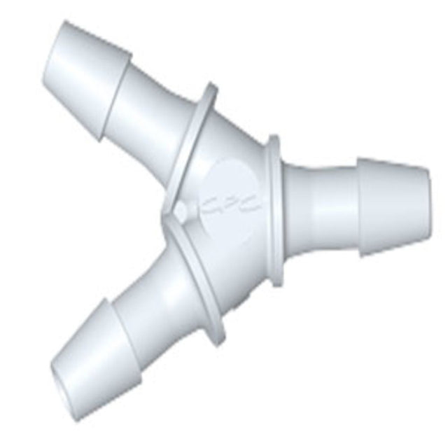 HY370 Y Fitting Natural PVDF 3/32 HB x 3/32 HB x 3/32 HB