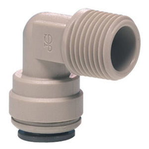 John Guest Fixed Elbow NPTF - 1/4 x 1/8  NPTF