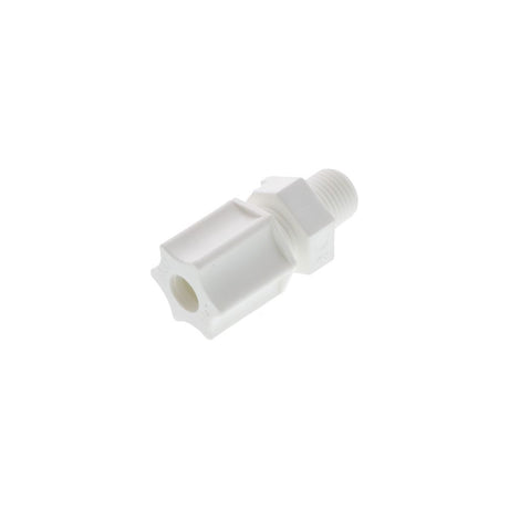JACO 10-4-2-P-PG Polypropylene Male Connector 1/4 OD Tube x 1/8 MPT