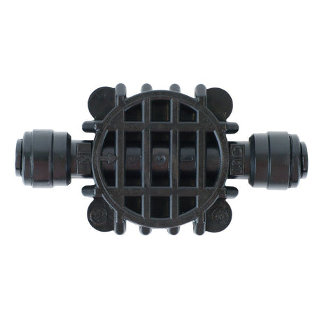 Automatic Shut Off Valve 4 Way 1/4 QC Black