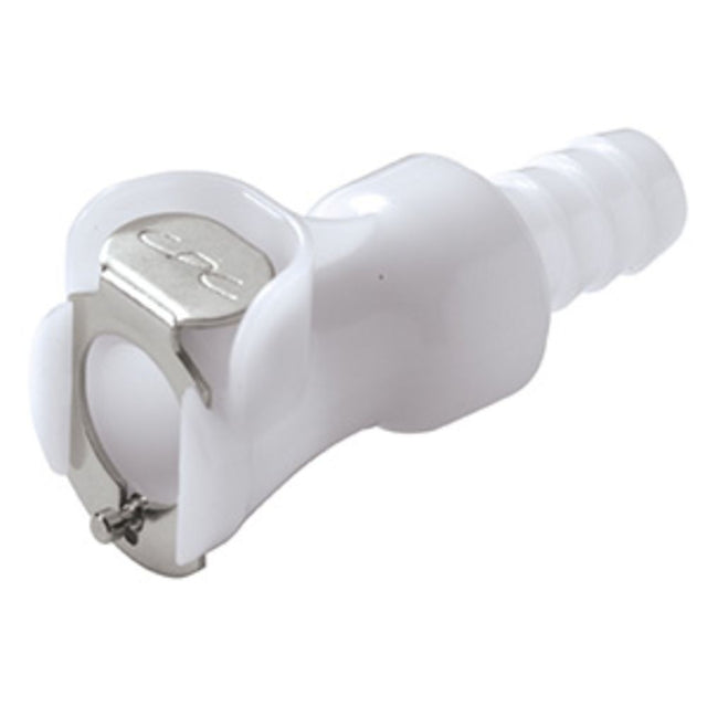 PLCD17006V Valved In-Line Hose Barb Coupling Body 3/8 ID Barb Viton O-ring