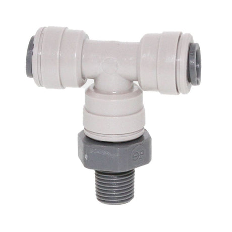 John Guest Swivel Branch Tee BSPT - 3/8 x 1/4  BSPT