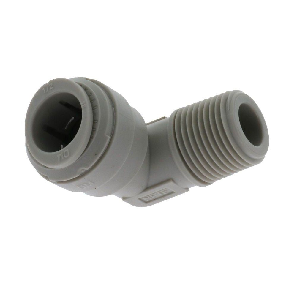DMfit Elbow Male Connector - 3/8" Push-In x 3/8" NPTF