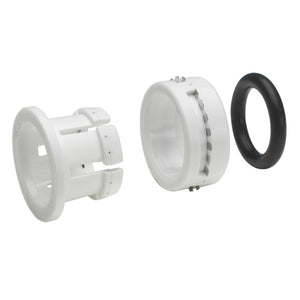 John Guest Plastic Half Cartridge - 3/8 White Single Nitrile O-ring