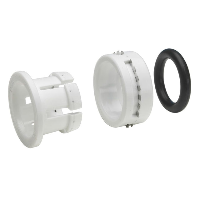 John Guest Plastic Half Cartridge - 3/8 White Single Nitrile O-ring