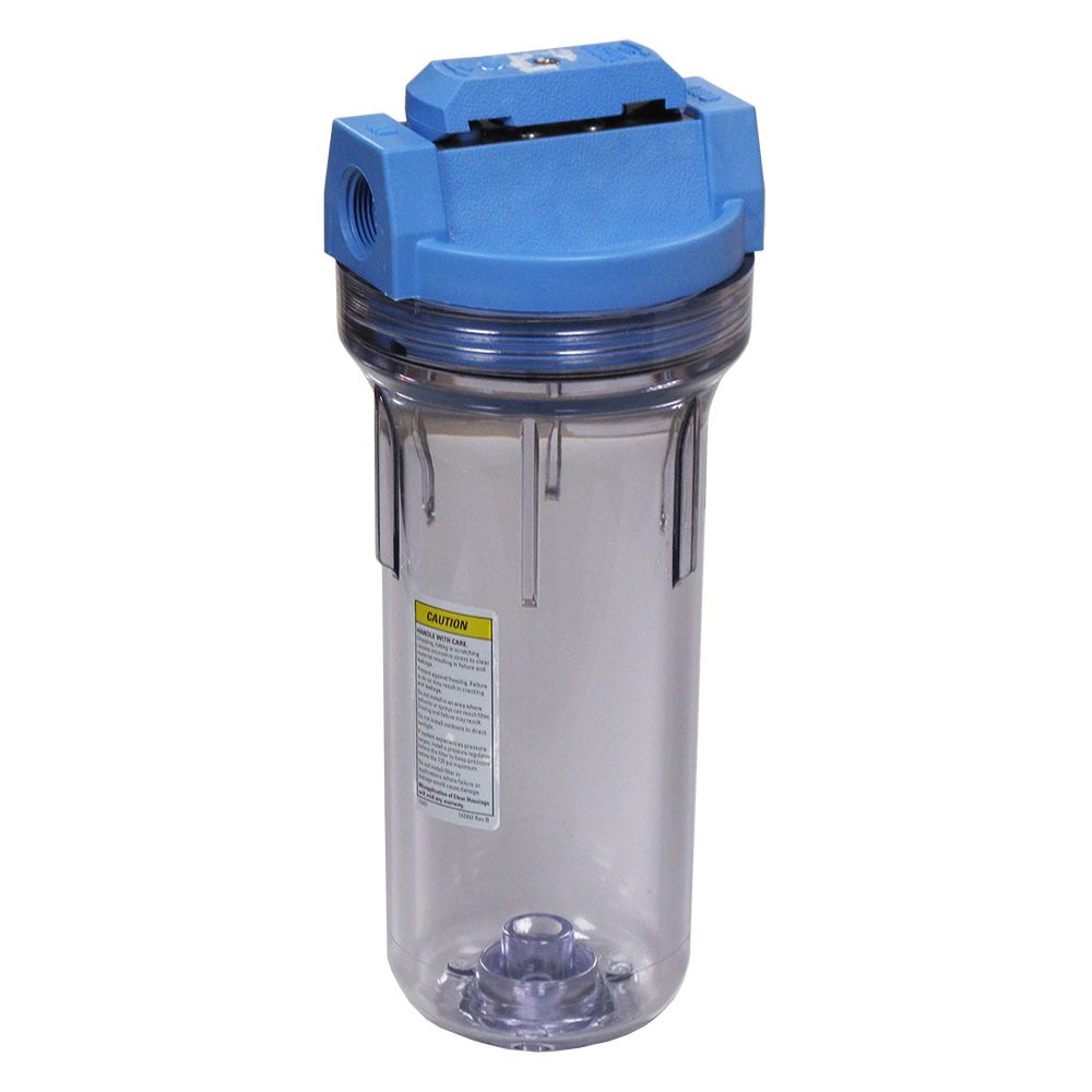 Pentek 150437 10" Standard Filter Housing Blue/Clear VIH w/ PR - 3/4" FPT,New Products : American Fashion Style Bags On Sale