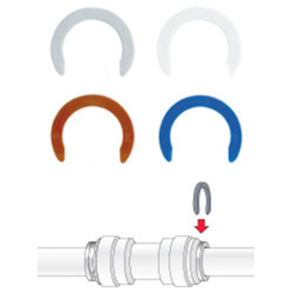 John Guest Locking Clip - 15mm Gray