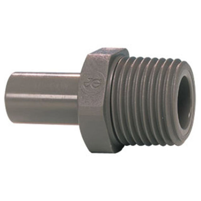 John Guest Stem Adapter BSPT - 1/4 x 1/4  BSPT