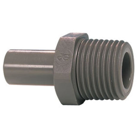 John Guest Stem Adapter BSPT - 1/4 x 1/4  BSPT