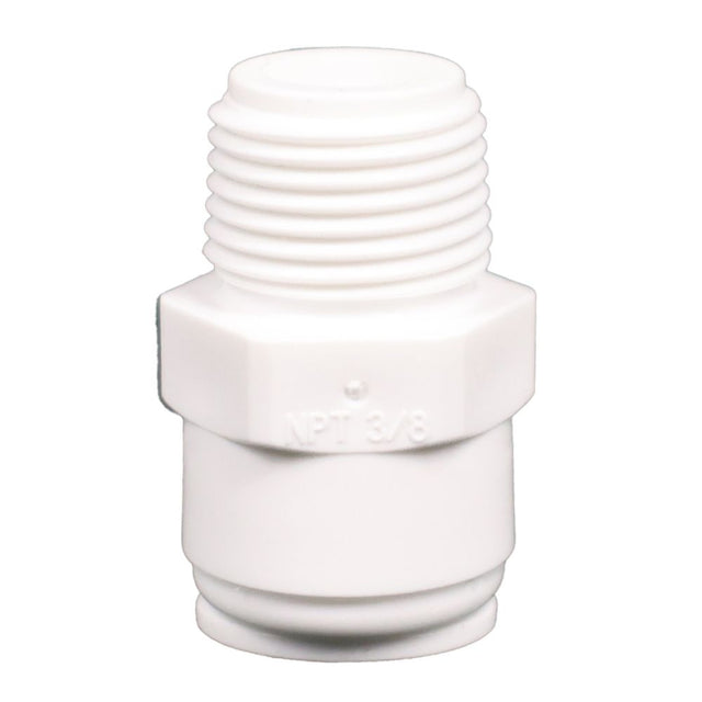 Male Connector Acetal 3/8 qc x 3/8 MNPT