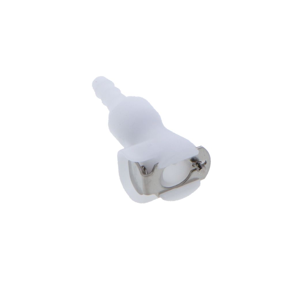 PMCD1703V Valved In-Line Hose Barb Coupling Body 3/16" ID Barb FKM [Viton] O-rings