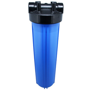 20" Neo-Pure Big Flow Filter Housing Blue Sump/Black Cap 3/4" without Pressure Relief